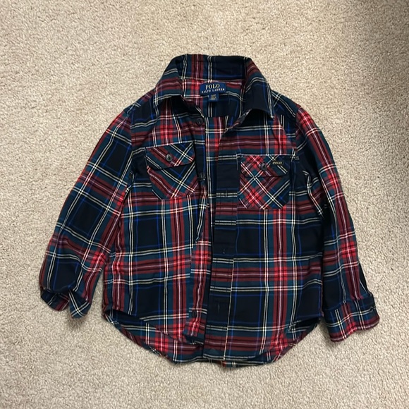 Polo Ralph Lauren, 3T button down plaid - Picture 1 of 1